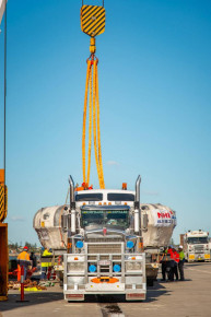 Industrial Photography: Transport of North West Rail Link Tunnel Boring Machine 11