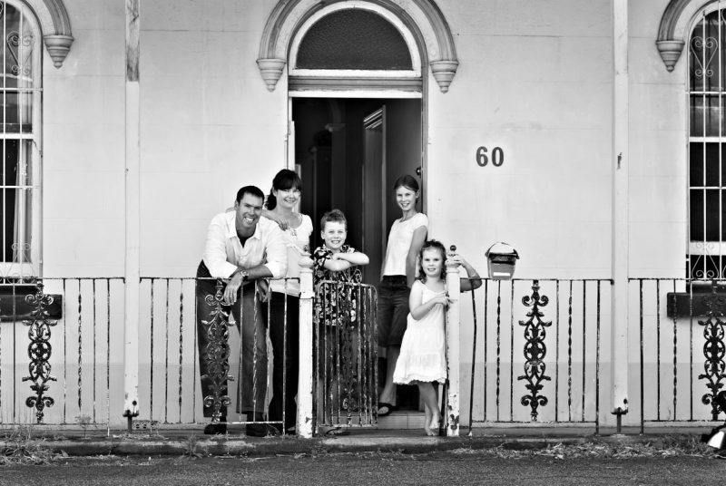Family Portrait Photography at home Newcastle